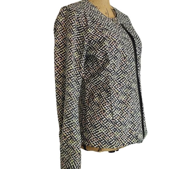 CAbi Multicolored Cliffside Moto Jacket Asymmetrical Small - Picture 6 of 15